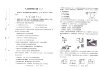 2022年山东省泰安市岱岳区中考二模物理试题（含答案）