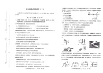 2022年山东省泰安市岱岳区中考二模物理试题（含答案）