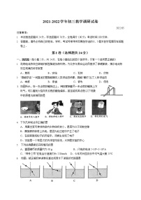 江苏省苏州工业园区2021-2022学年九年级下学期第二次调研物理试卷(word版无答案)