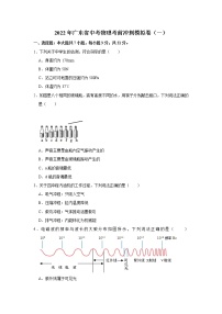 2022年广东省中考物理考前冲刺模拟卷（一）(word版含答案)