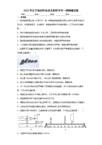 2022年辽宁省沈阳市沈北新区中考一模物理试题(word版含答案)