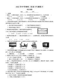 2022年中考物理二轮复习专题练习-电压电阻