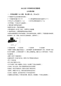 2022年山东省德州市中考物理信息预测卷 (word版含答案)