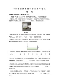 2022年安徽省初中学业水平考试模拟物理试卷(word版含答案)