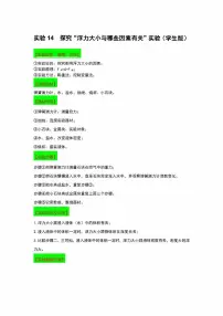 2022年中考物理实验专练14 探究“浮力大小与哪些因素有关”（学生版+解析版）