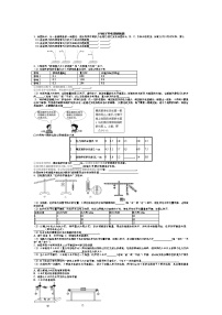 2021-2022学年沪粤版物理八年级下学期期末探究题（无答案）