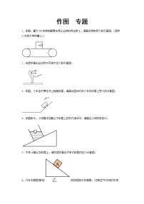 八年级物理期末复习-作图专题（原卷+解析）