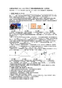 安徽省合肥市庐阳区2021-2022学年八年级下学期期末模拟物理试卷 （含答案）