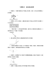 2021—2022学年苏科版八年级物理下册画力的示意图期末专题复习（含答案）