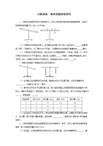 2021—2022学年人教版八年级物理下册第十二章简单机械专题训练简单机械实验探究期末专题训练（含答案）