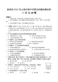 湖南省怀化市新晃县2021-2022学年八年级下学期期末质量检测物理试题（乡镇）（含答案）