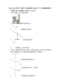 广东省广州市海珠区2021-2022学年八年级下学期期末考试物理试题（无答案）