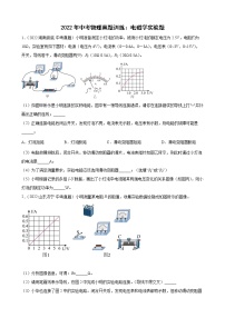 2022年中考物理真题训练：电磁学实验题