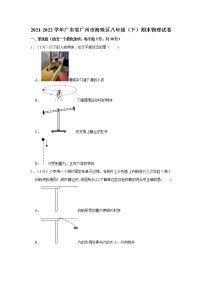 广东省广州市海珠区2021-2022学年八年级下学期期末物理试卷(word版含答案)