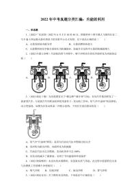 2022年中考物理真题分类汇编之内能的利用附真题答案