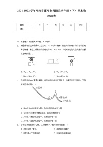 2021-2022学年河南省漯河市舞阳县八年级（下）期末物理试卷(Word解析版）