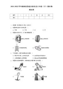 2021-2022学年湖南省娄底市新化县八年级（下）期末物理试卷（Word解析版）