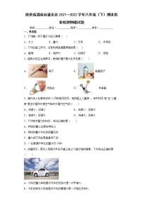 陕西省渭南市潼关县2021～2022学年八年级（下）期末质量检测物理试题(word版含答案)