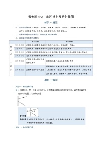 2022年通用物理中考微专题-光现象-4-2  光的折射及折射作图（含答案）