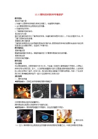 北师大版九年级全册第十章 机械能、内能及其转化六 燃料的利用和环境保护教案
