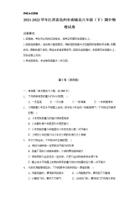 2021-2022学年江西省抚州市南城县八年级（下）期中物理试卷（含解析）