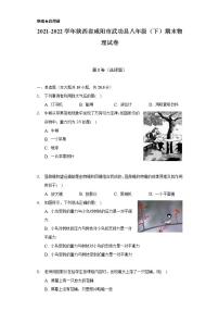 2021-2022学年陕西省咸阳市武功县八年级（下）期末物理试卷（含解析）