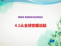 初中物理粤沪版八年级上册1 从地球变暖谈起教案配套ppt课件