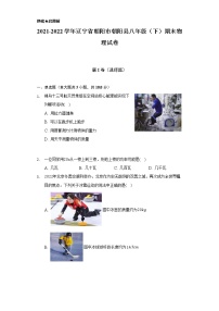 2021-2022学年辽宁省朝阳市朝阳县八年级（下）期末物理试卷（含解析）