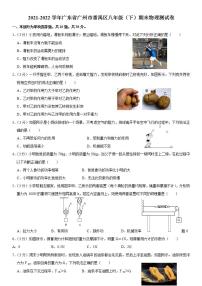 2021-2022学年广东省广州市番禺区八年级（下）期末物理测试卷及答案解析