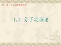 教科版九年级上册1 分子动理论优质ppt课件
