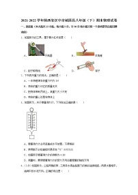 陕西省汉中市城固县2021_2022学年八年级下学期期末调研检测物理试题(word版含答案)