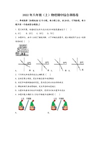 安徽省舒城县2022年八年级（上）物理期中综合训练卷(word版，含答案)