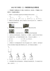 安徽省寿县2022年八年级（上）物理期中综合训练卷(word版，含答案)