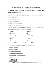 河南省信阳市平桥区2022年八年级（上）物理期中综合训练卷(word版，含答案)