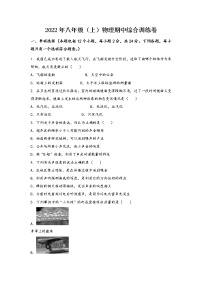 河南省滑县2022年八年级（上）物理期中综合训练卷(word版，含答案)