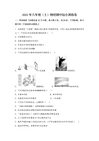 河南省洛阳市廛河回族区2022年八年级（上）物理期中综合训练卷(word版，含答案)