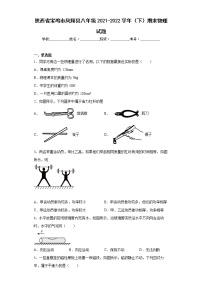 陕西省宝鸡市凤翔县八年级2021-2022学年（下）期末物理试题(word版含答案)