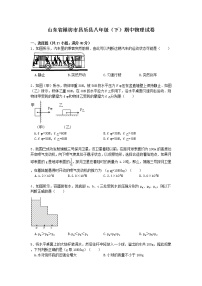 物理八年级下 山东省潍坊市昌乐县级（下）期中物理试卷（word版，含解析）