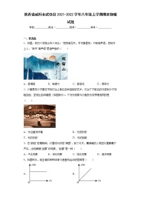 陕西省咸阳市武功县2021-2022学年八年级上学期期末物理试题(含答案)