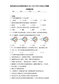 陕西省西安市高陵四中联考2021-2022学年八年级上学期期末物理试题(含答案)