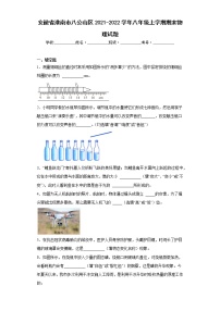 安徽省淮南市八公山区2021-2022学年八年级上学期期末物理试题(含答案)