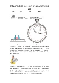 河南省洛阳市偃师市2021-2022学年八年级上学期期末物理试题(含答案)