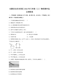 安徽省安庆市郊区2022年八年级（上）物理期中综合训练卷(word版，有答案)