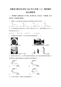 安徽省合肥市东市区2022年八年级（上）物理期中综合训练卷(word版，有答案)