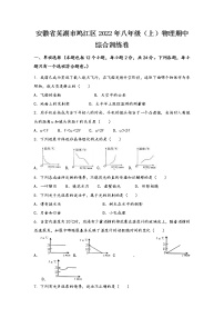 安徽省芜湖市鸠江区2022年八年级（上）物理期中综合训练卷(word版，有答案)