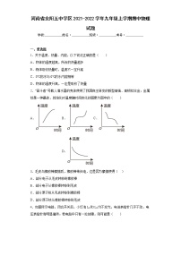 河南省安阳五中学区2021-2022学年九年级上学期期中物理试题(含答案)
