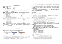 教科版 2022年九年级物理中考专题复习 力与运动