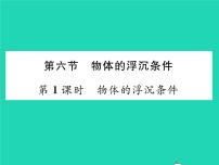 初中物理北师大版八年级下册六、物体的浮沉条件习题ppt课件