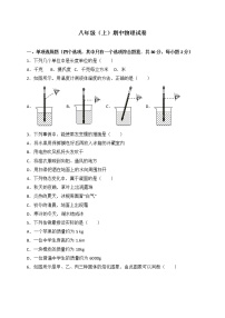 16、八年级上学期期中考试物理试卷（解析版）