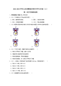 山东省聊城市莘州中学2022-2023学年九年级上学期第一次月考物理试卷(含答案)